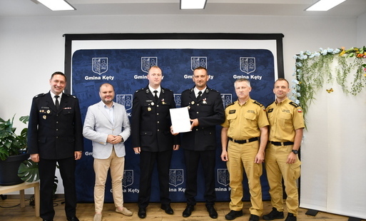 Zdjęcie do Podpisano porozumienie o dalszej przynależności Ochotniczej Straży Pożarnej w Bielanach do Krajowego Systemu Ratowniczo-Gaśniczego na kolejne 5 lat!