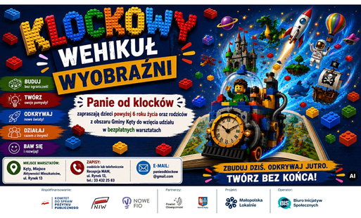 banner z klockami informujący o rozpoczęciu zajęć
