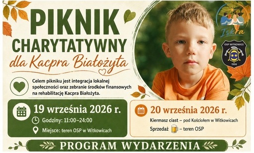 Zdjęcie do Witkowice: Piknik charytatywny dla Kacpra Białożyta