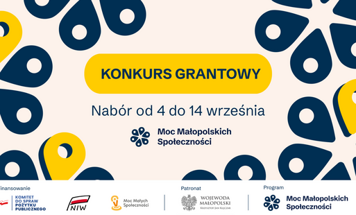 Zdjęcie do 4 września rusza konkurs grantowy &bdquo;Moc Małopolskich Społeczności&rdquo;