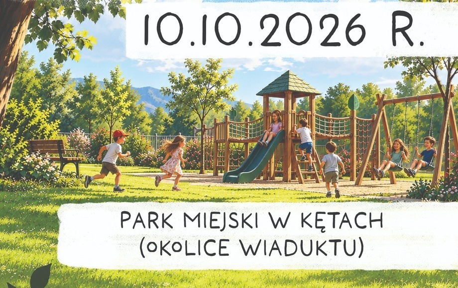Otwarcie integracyjnego placu zabaw w Parku Miejskim w Kętach