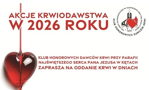 Zdjęcie do Październikowa akcja krwiodawstwa parafialnego&nbsp;Klubu Honorowych Dawc&oacute;w Krwi już w najbliższą niedzielę