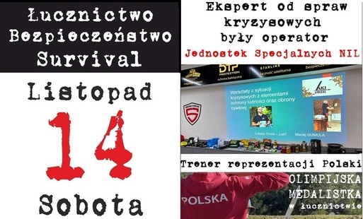 Zdjęcie do Łączenie pokoleń: Survival / Bezpieczeństwo / Łucznictwo po raz pierwszy w Kętach!