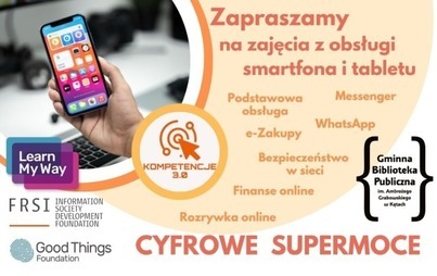 Zdjęcie do CYFROWE SUPERMOCE - nowy projekt w kęckiej książnicy