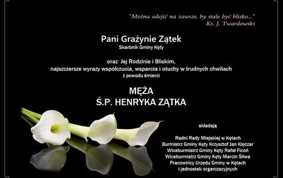 Zdjęcie do Kondolencje z powodu śmierci męża