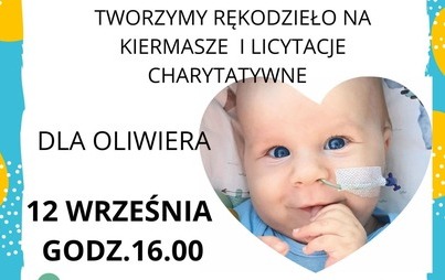 Zdjęcie do Stw&oacute;rzmy razem rękodzieło na kiermasz dla Oliwiera!