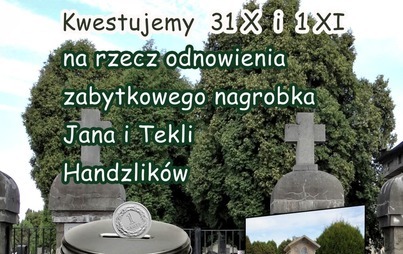 Zdjęcie do Kwesta na rzecz odnowienia zabytkowego nagrobka