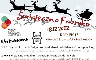 Zdjęcie do Fabryka świąteczna w kęckiej &bdquo;Trzynastce&rdquo; 