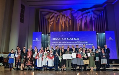 Zdjęcie do Nagrody Amicus Hominum i Kryształy Soli rozdane! OSP Kęty ze statuetką!