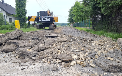 Zdjęcie do Trwa modernizacja ul. Świerkowej w Bulowicach