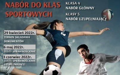 Zdjęcie do W piątek mija termin zapis&oacute;w do klasy sportowej. Nie przegap szansy dla swojego dziecka!