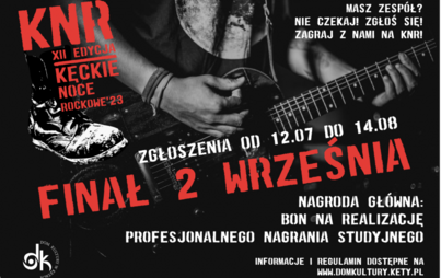 Zdjęcie do XII Kęckie Noce Rockowe - zgłoś sw&oacute;j zesp&oacute;ł do udziału w muzycznych zmaganiach!