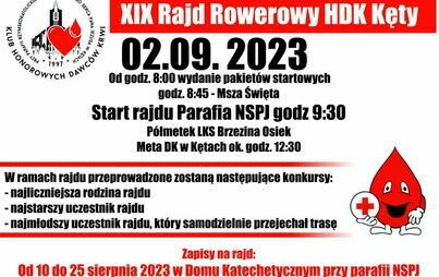 Zdjęcie do Ruszyły zapisy na XIX Rajd Rowerowy