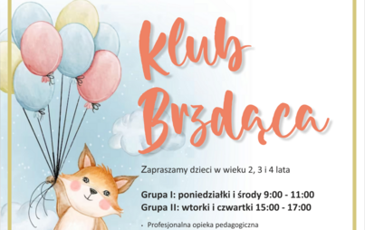 Zdjęcie do Klub Brzdąca w Domu Kultury - zachęcamy do zapis&oacute;w