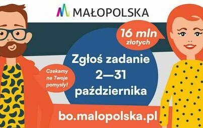 Zdjęcie do BO Małopolska: Pom&oacute;ż nam wydać 16 mln zł!