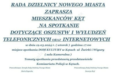 Zdjęcie do Rada Dzielnicy zaprasza mieszkańc&oacute;w na spotkanie