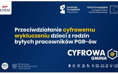 Zdjęcie do Projekt &bdquo;Granty PPGR - Wsparcie dzieci i wnuk&oacute;w byłych pracownik&oacute;w PGR w rozwoju cyfrowym&rdquo;: Kolejna z um&oacute;w o powierzenie grantu w wysokości 84.090,00 zł podpisana!