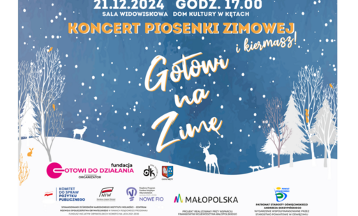 Zdjęcie do Fundacja Gotowi do działania zaprasza na koncert &bdquo;Gotowi na Zimę&rdquo;!