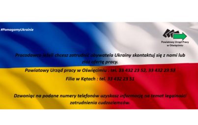 Zdjęcie do Punkt informacyjny dla obywateli Ukrainy i pracodawc&oacute;w / Інформаційний пункт для громадян України