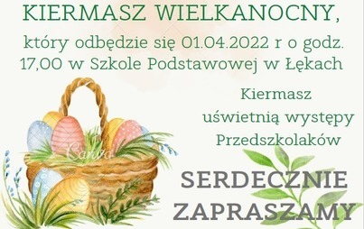 Zdjęcie do Kiermasz Wielkanocny ZSP w Łękach