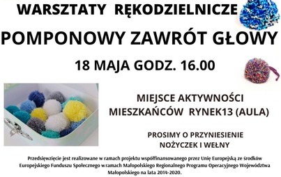 Zdjęcie do Pomponowy zawr&oacute;t głowy: IKRA zaprasza na kolejne warsztaty tw&oacute;rcze!