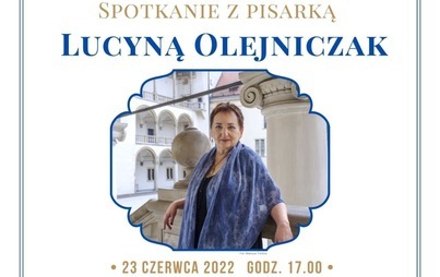 Zdjęcie do Spotkanie autorskie z Lucyną Olejniczak