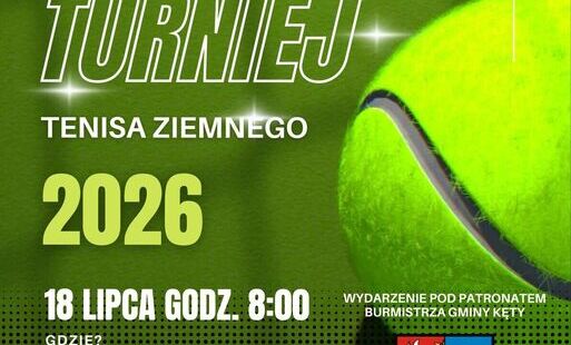 VI turniej Tenisa Ziemnego - plakat promujący wydarzenie
