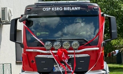 Zdjęcie do OSP Bielany z nowym samochodem ratowniczo-gaśniczym MAN! 
