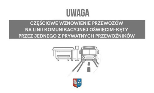 Zdjęcie do Wznowienie przewoz&oacute;w na trasie Oświęcim-Kęty przez jednego z przewoźnik&oacute;w