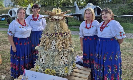 Wieniec KGW Witkowice na dożynkach wojewódzkich