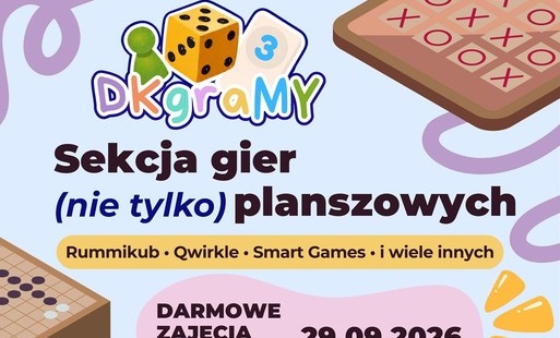 Zdjęcie do DKgraMY &ndash; nowa sekcja w Domu Kultury w Kętach