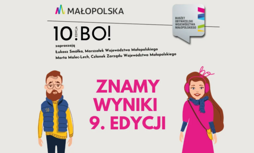 Zdjęcie do 9. edycja BO WM: Małopolanie wybrali 42 projekty